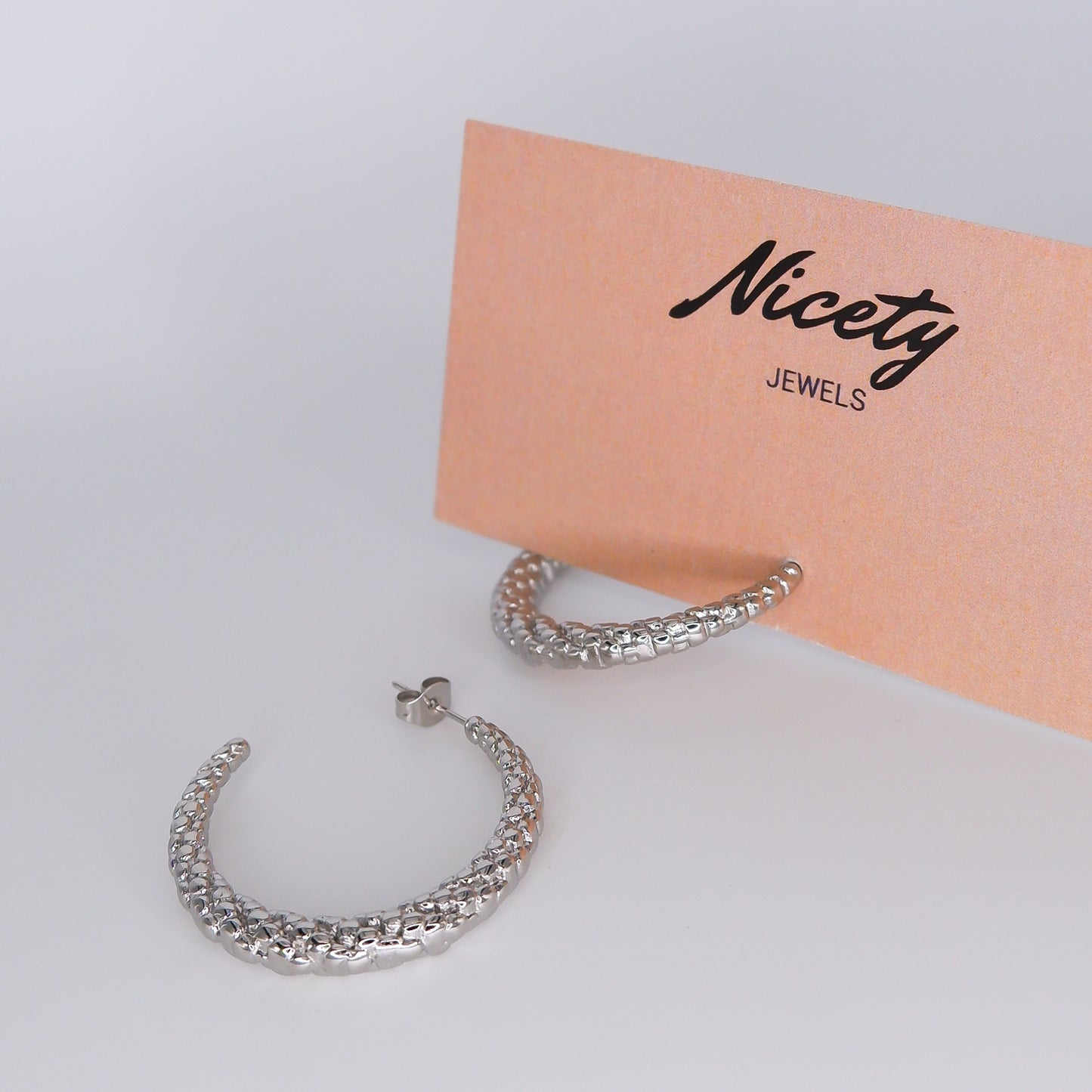 Argola de Espeto Prateada