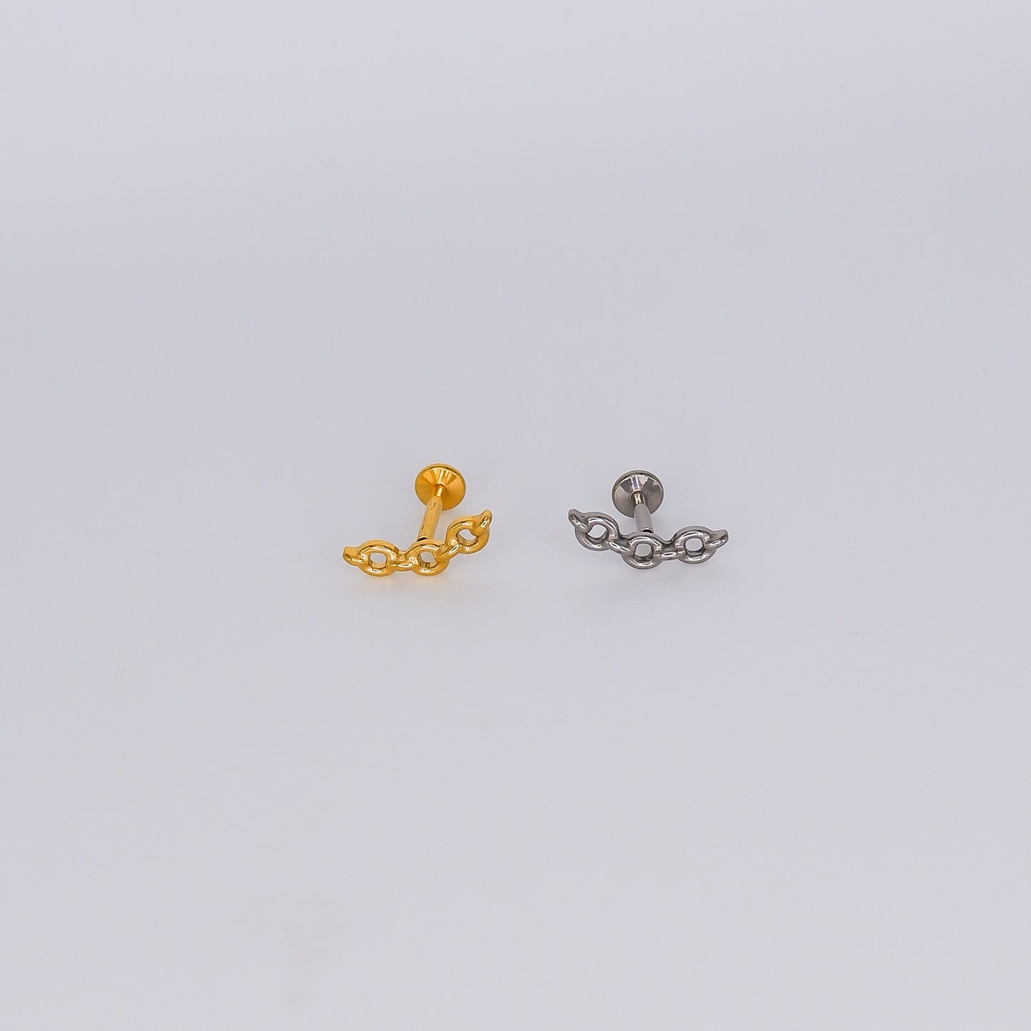 Piercing Achatado Corrente