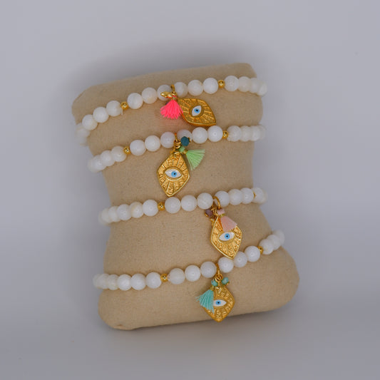 Pulseira Elástica Link & Love Olho