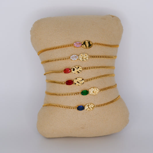 Pulseira Aço Inoxidável Brilho várias cores