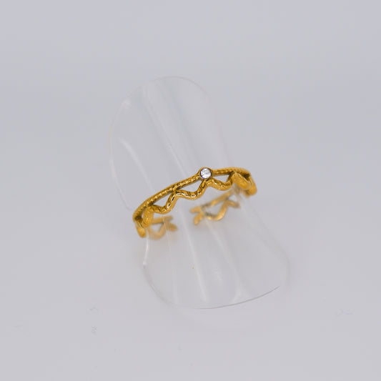 Anel Ajustável Dourado