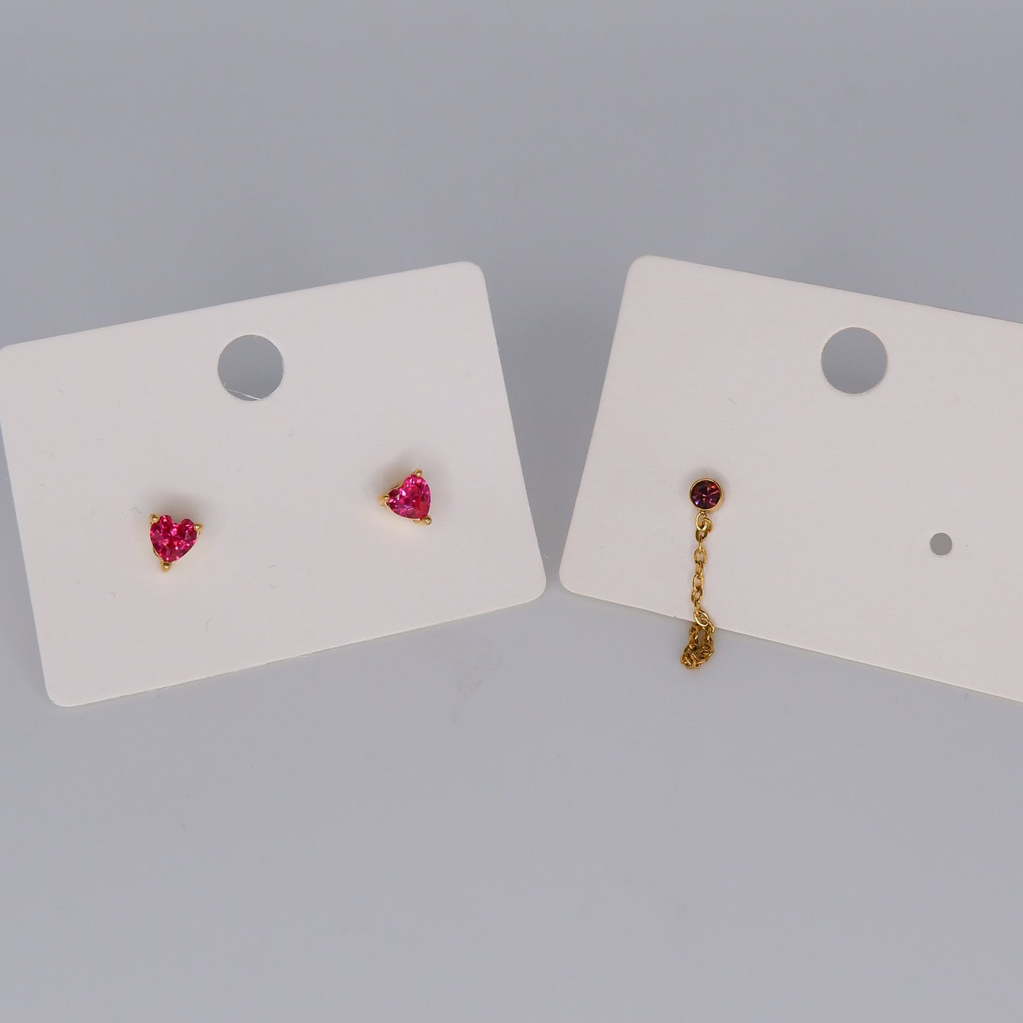 Brinco Espeto Rosa e Corrente Rosa