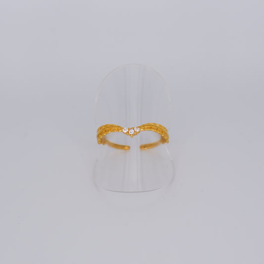 Anel Ajustável Folhas