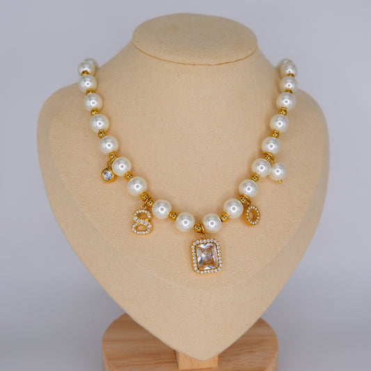 Colar Pérolas Pendentes