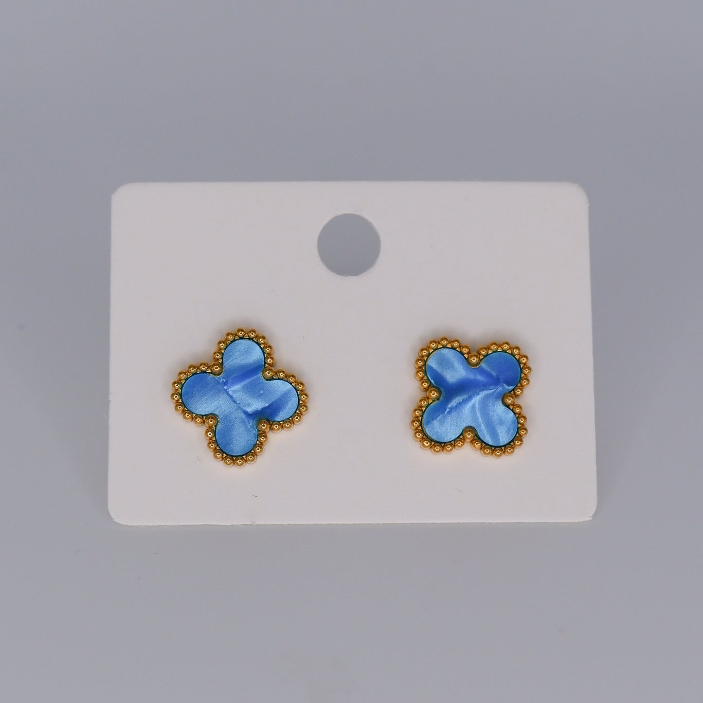 Brinco Espeto Trevo Azul