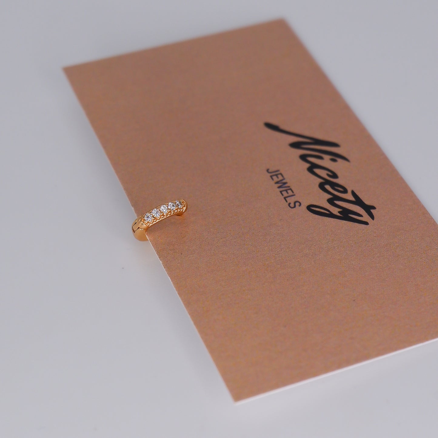 Mini Argola 6,5mm Aço Inoxidável Arredondada