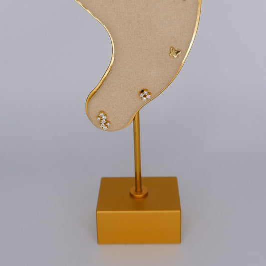 Piercings Bolinha Dourados #16 Borboleta