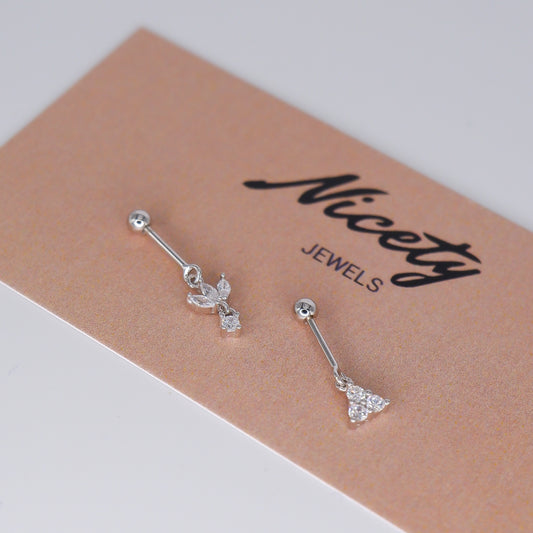 Piercing Californiano Bolinha S925