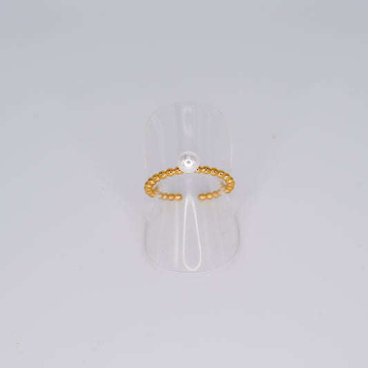 Anel Ajustável uma Pérola