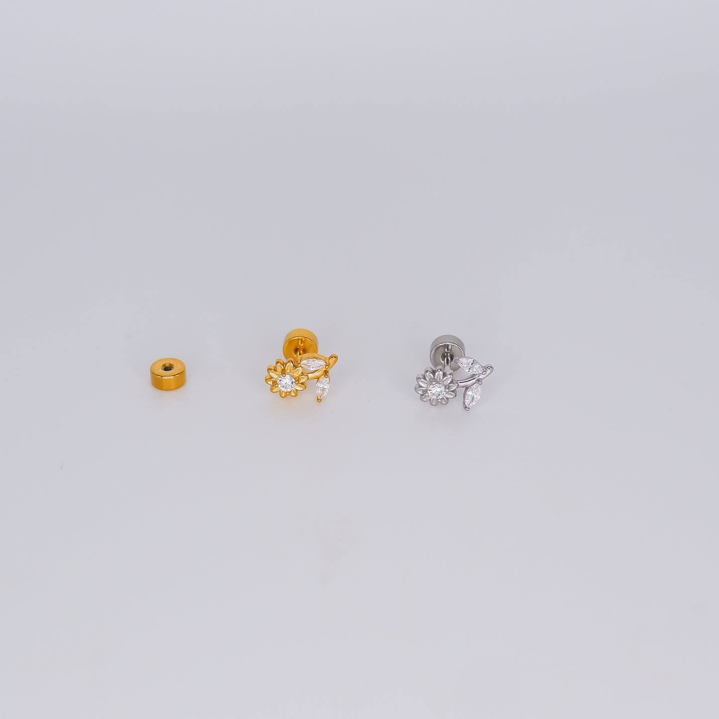 Piercing Aço Inoxidável Flor