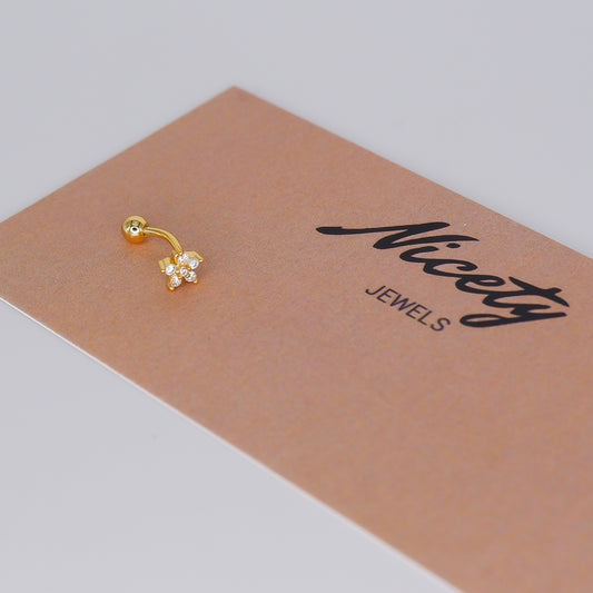 Piercing Bolinha Curvo S925