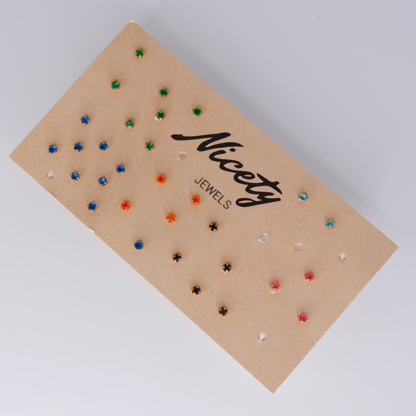 Brinco Espeto Aço Ponto Luz Colorido