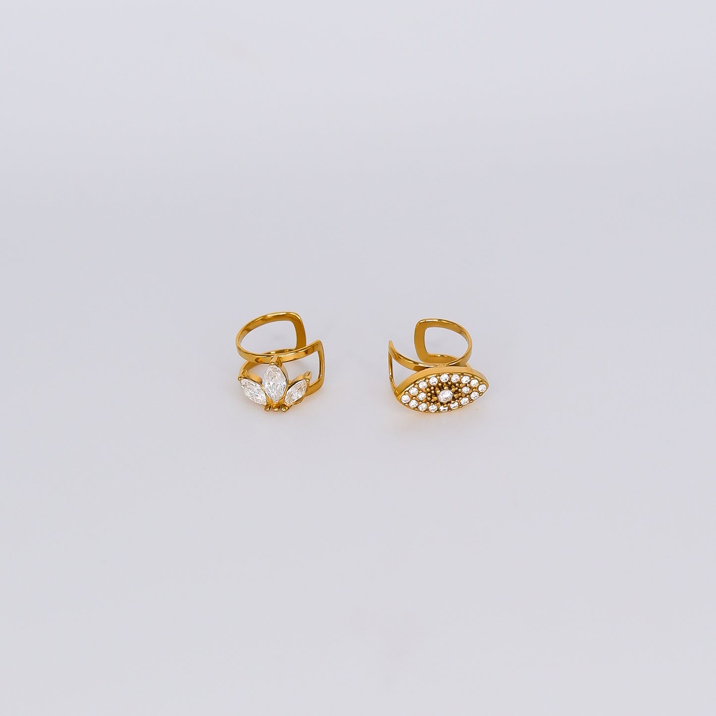 Earcuff Coroa e Olho