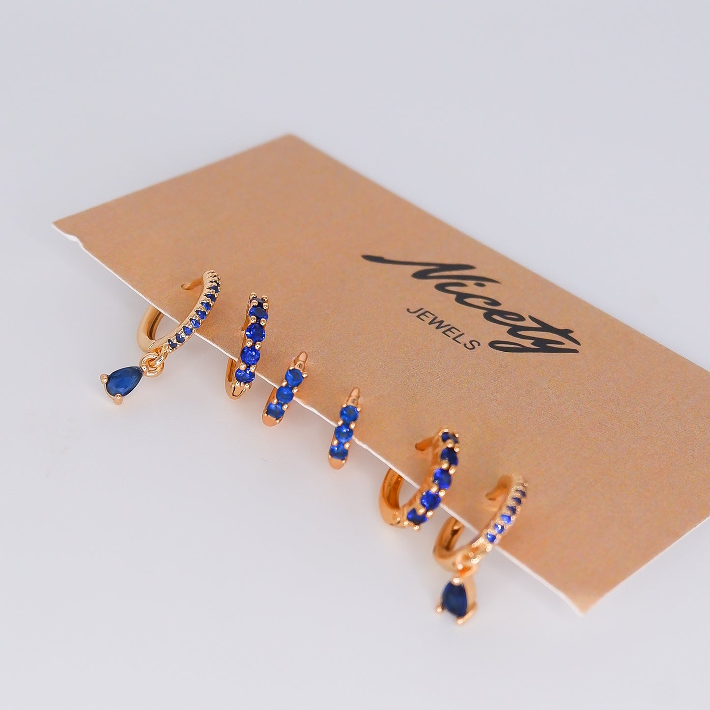 Pack Dourado com Brilhos Azuis