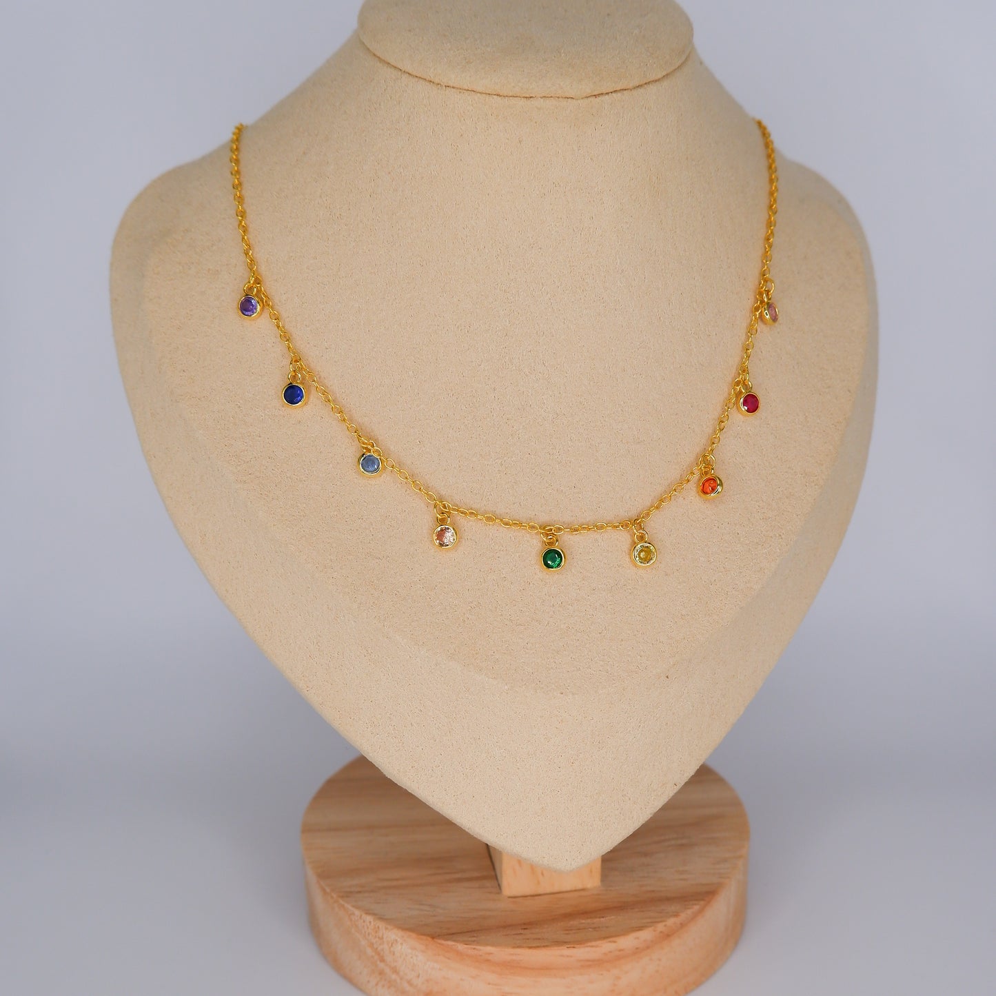 Colar s925 colorido