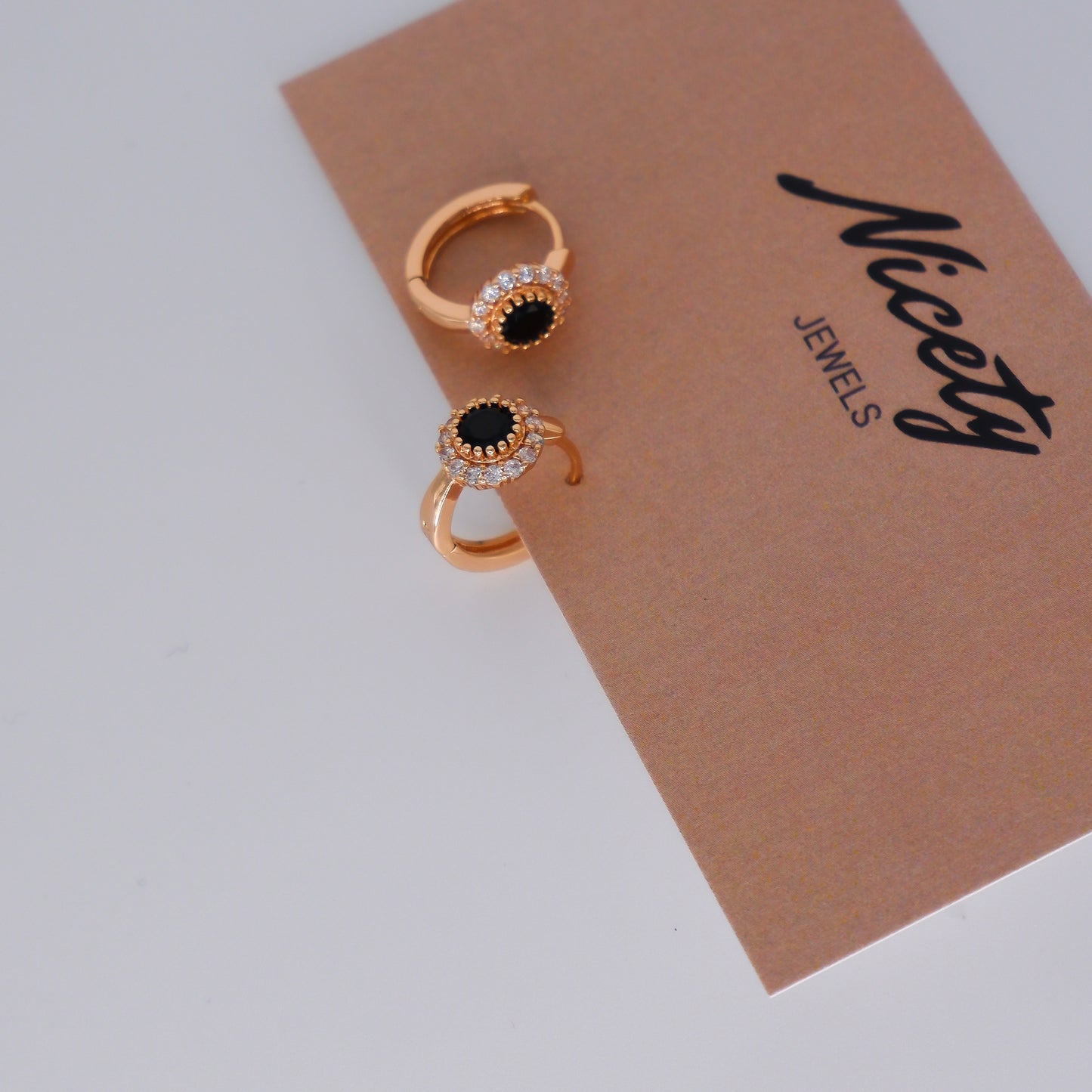 Argola Hipoalergénica Brilhantes Circulo