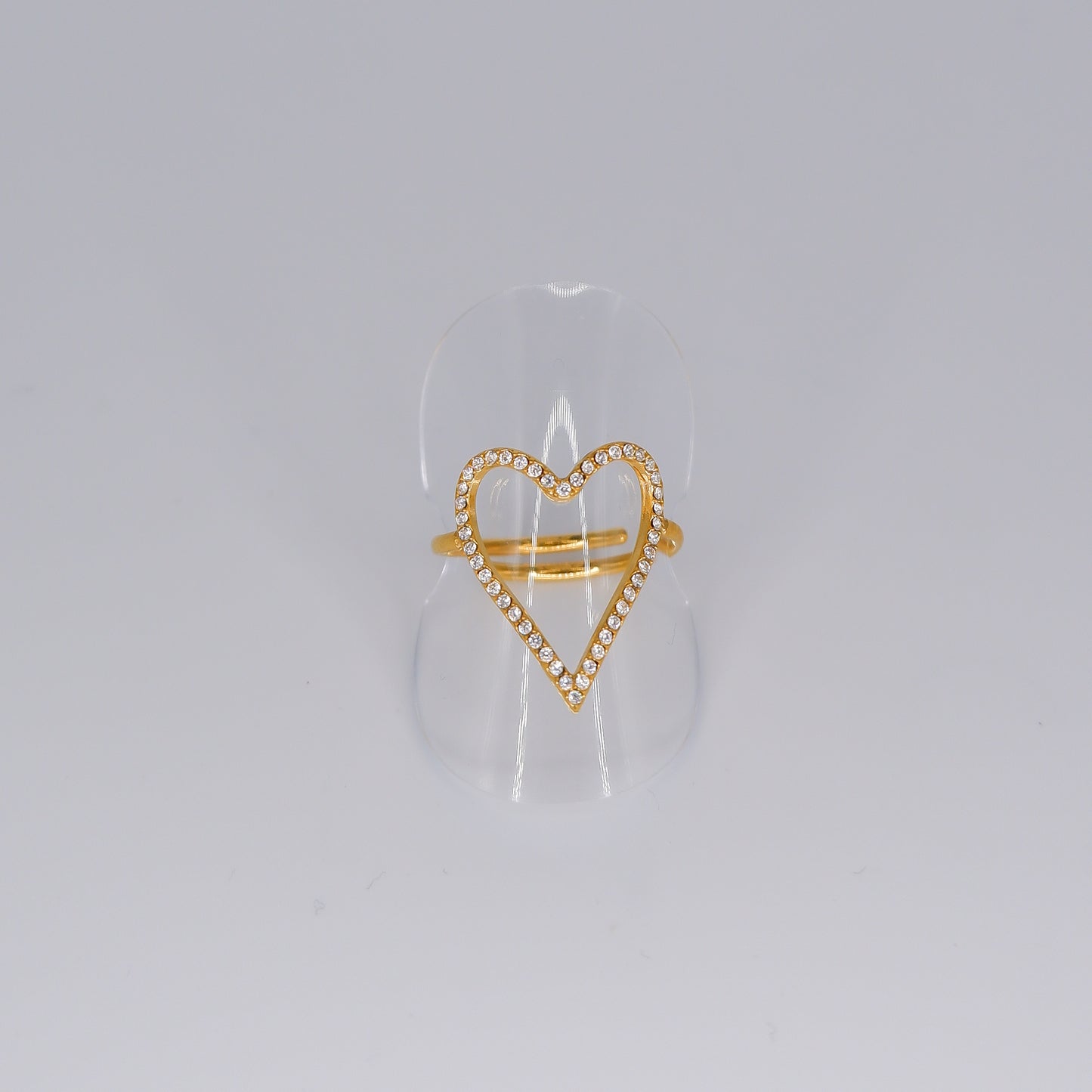 Anel Ajustável Coração