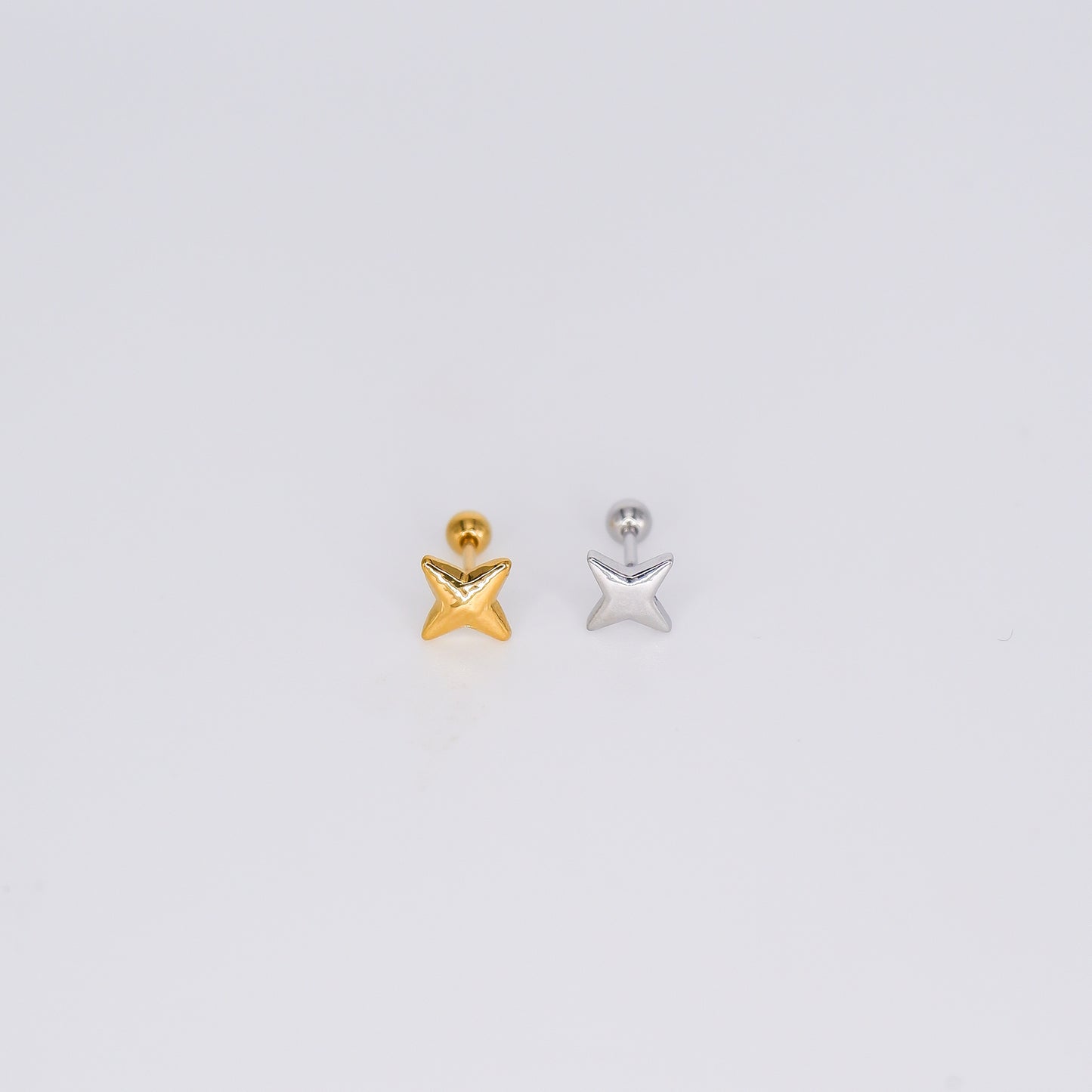 Piercing Aço Inoxidável Estrelas