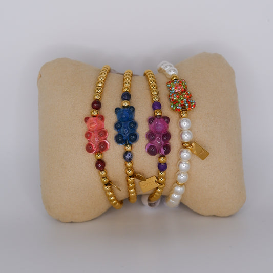 Pulseira Ajustáveis Ursinho