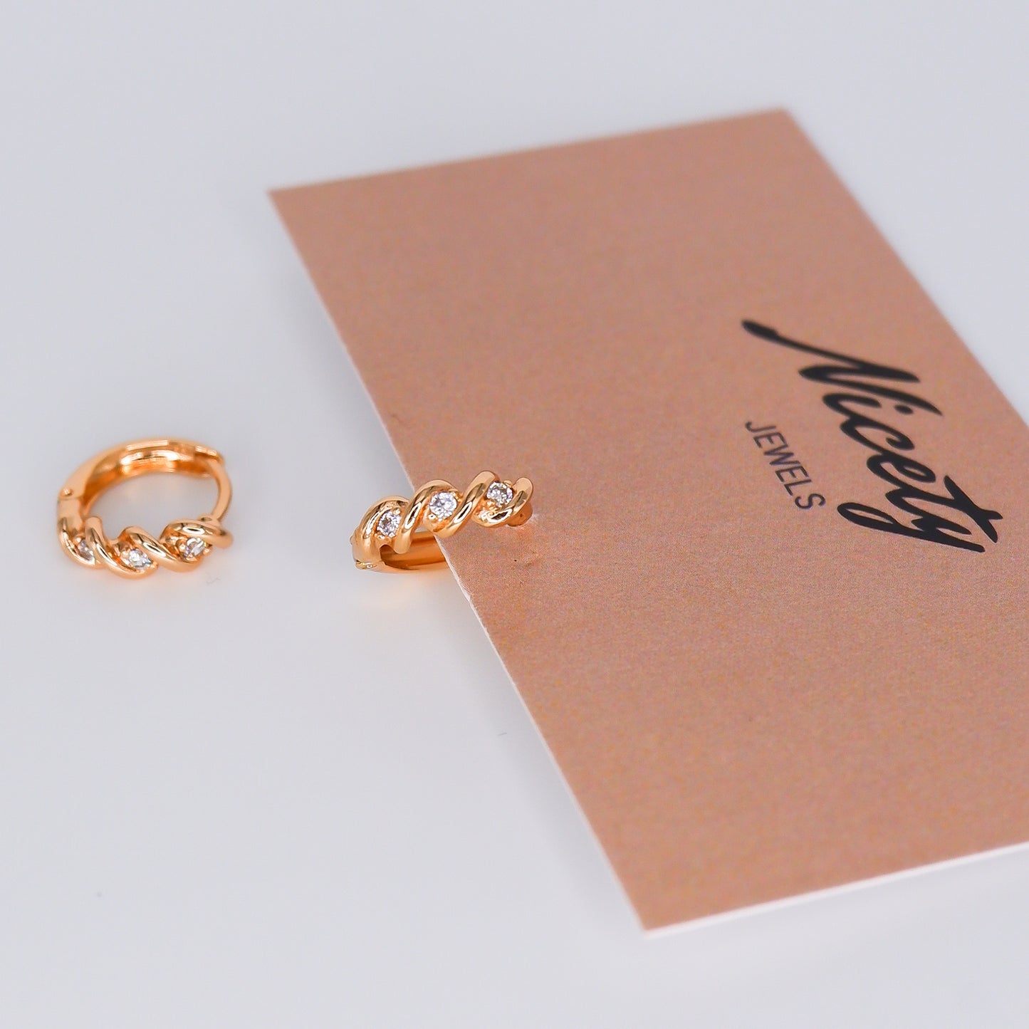 Argola Hipoalergénica Entrelaçada