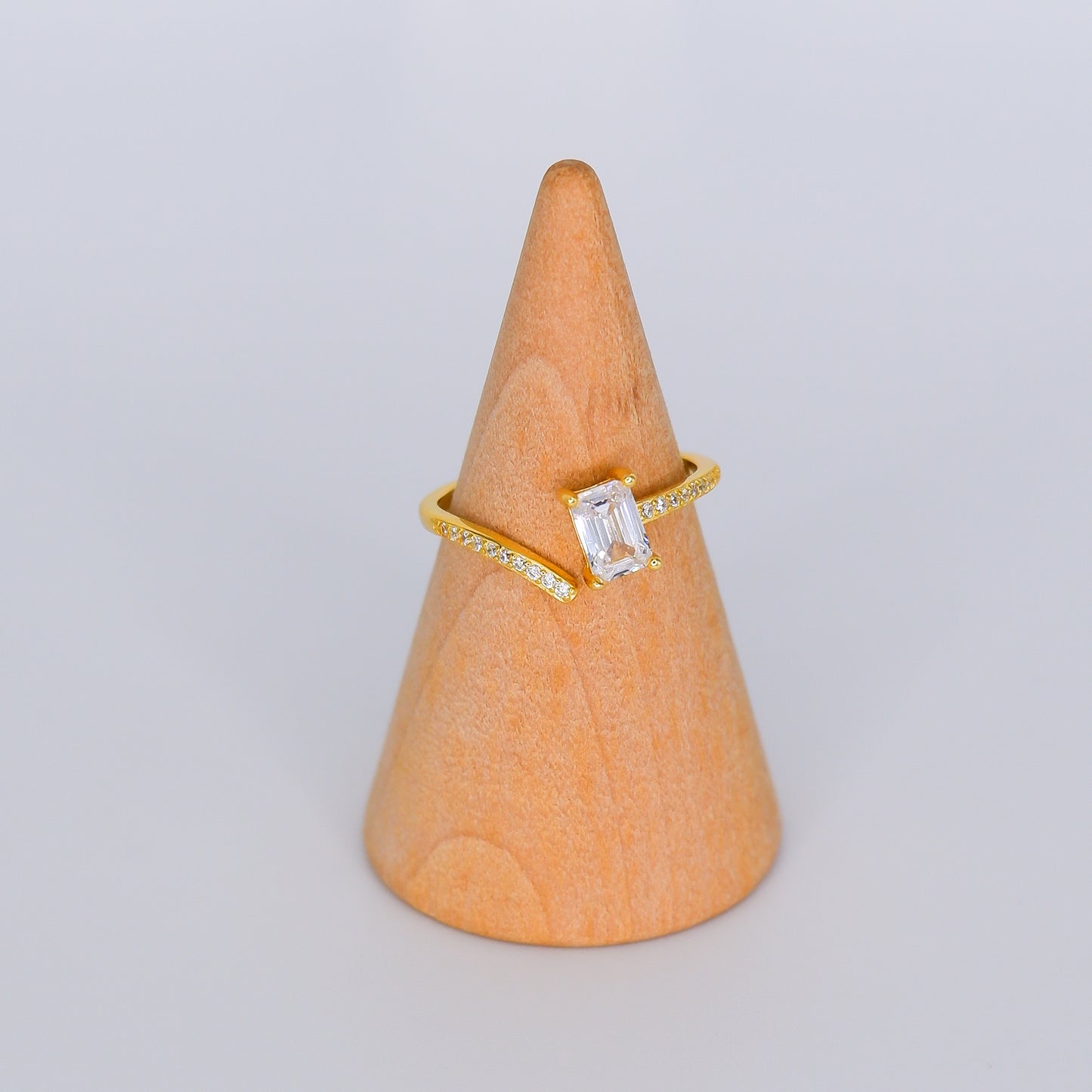 Anel S925 Ajustável Quadrado