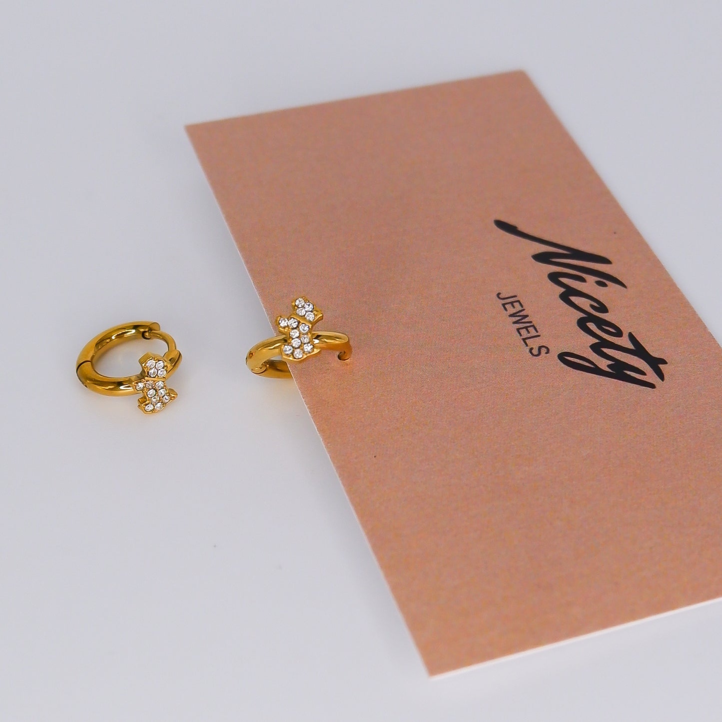 Argola Dourada Básicas com Cão