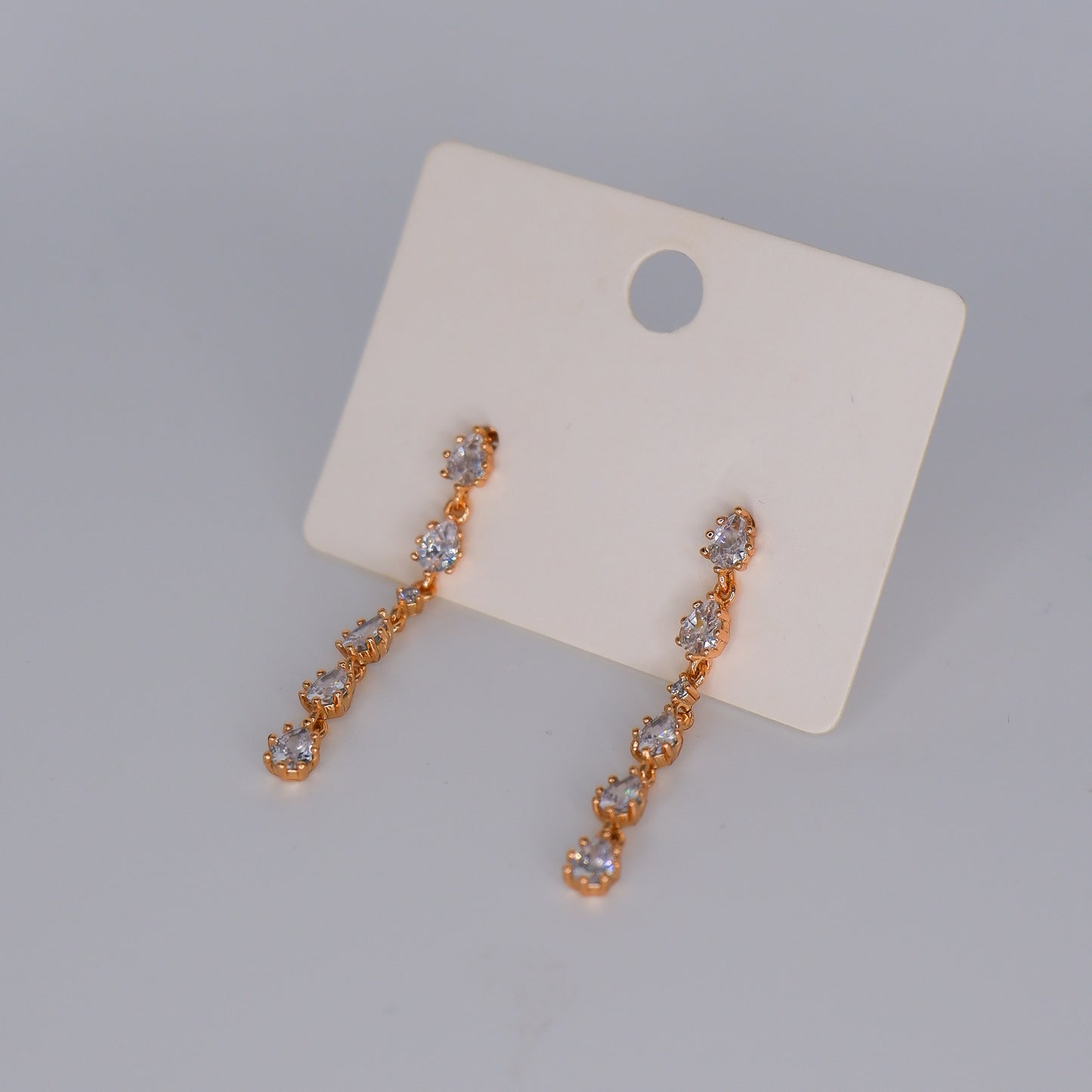 Brinco de Espeto Hipoalergénico Brilhantes Transparentes