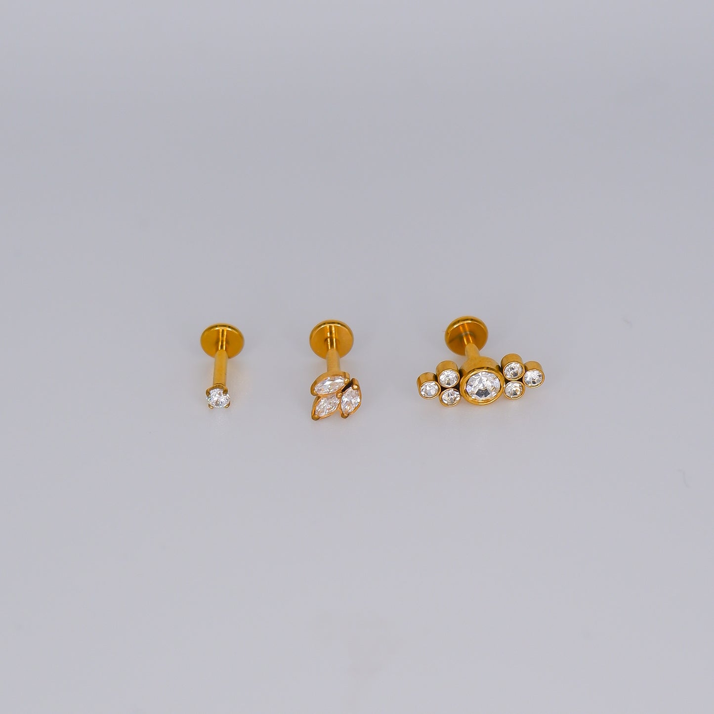 Piercings Achatados