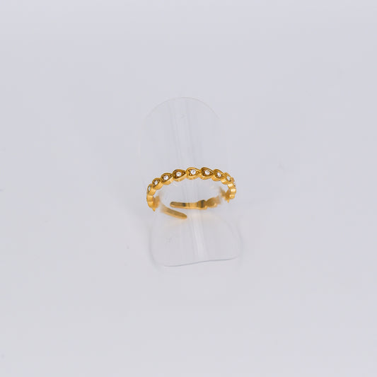 Anel Ajustável Corações