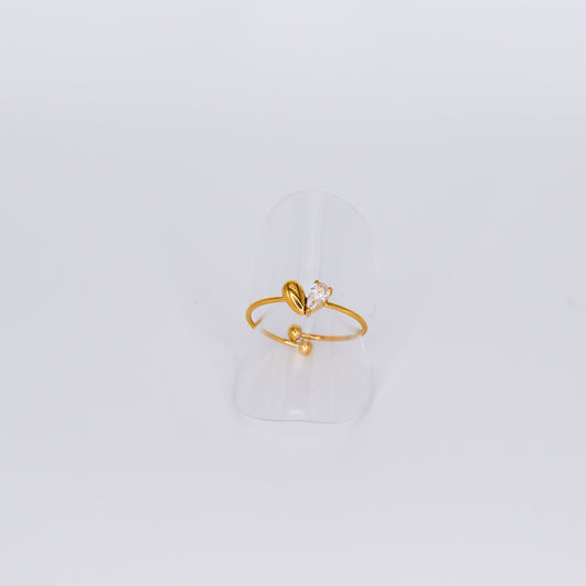Anel Ajustável Coração