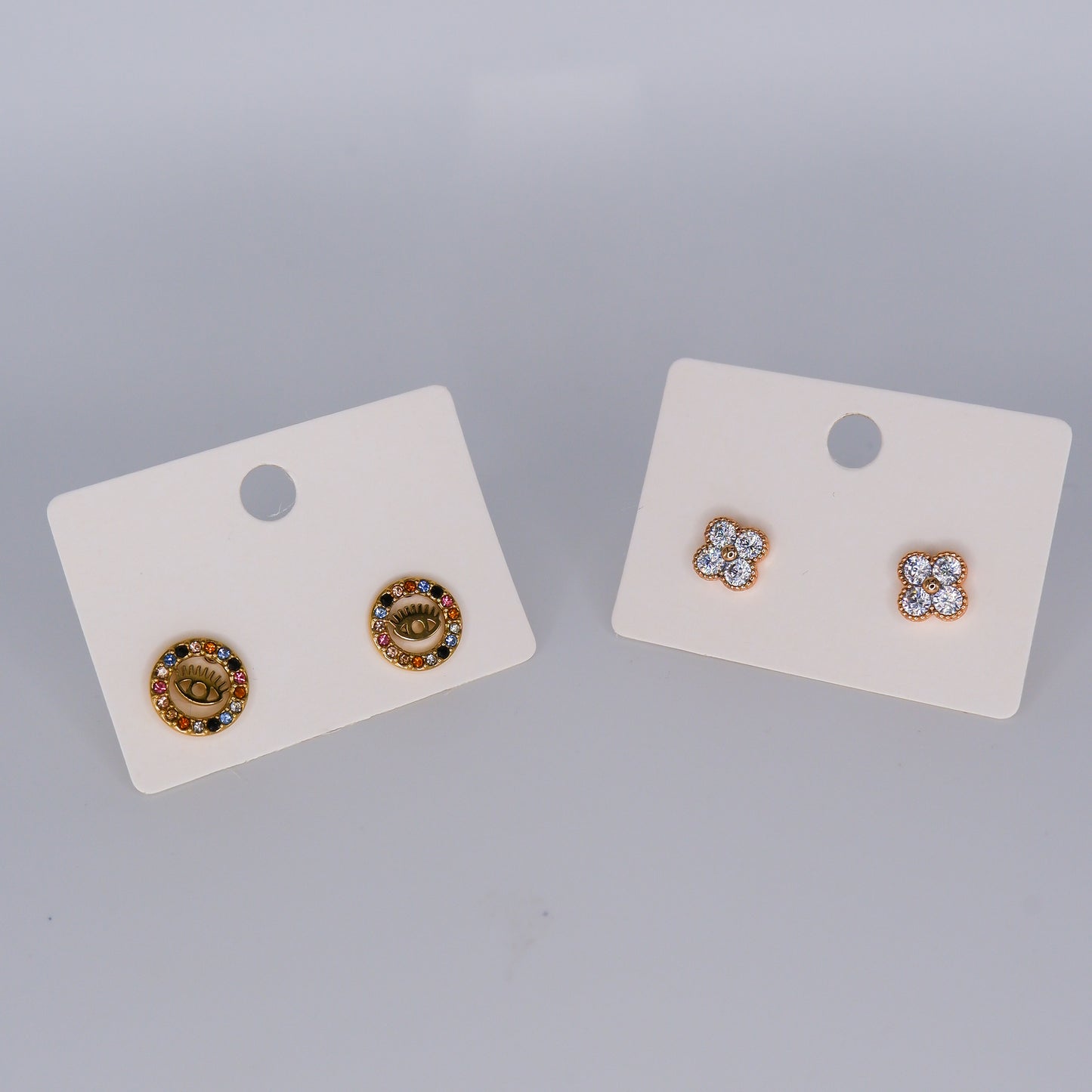 Brinco de Espeto Flor e Olhos