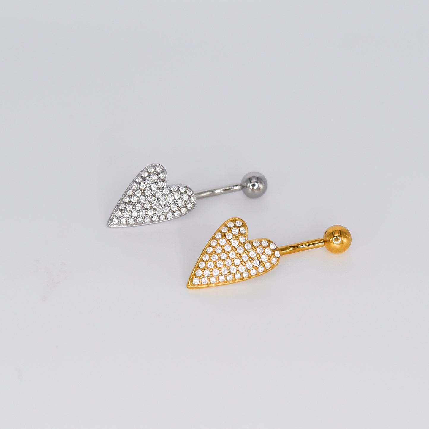 Piercing Umbigo Coração