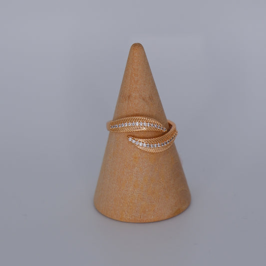 Anel Hipoalergénico Folha