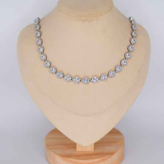 Colar Bolas Brilhantes