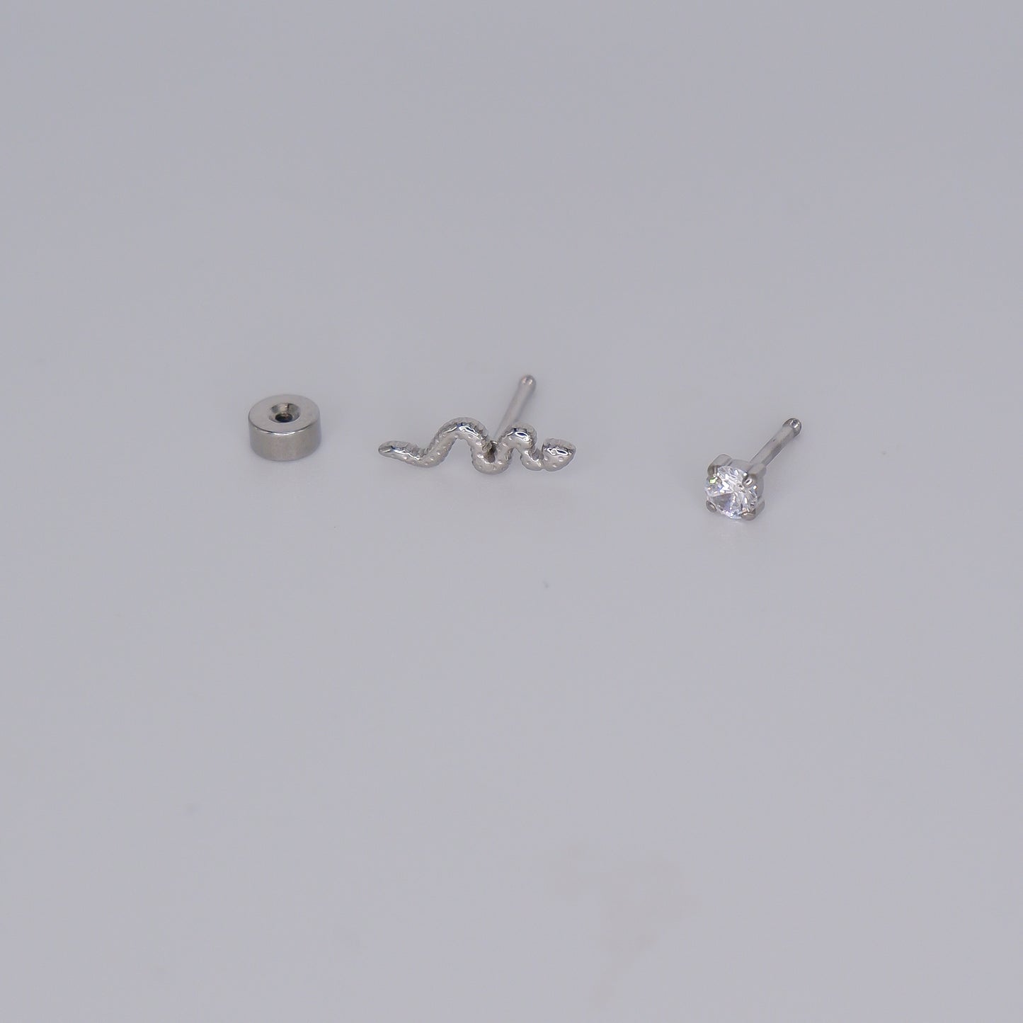 Piercing aperta atrás Prateado