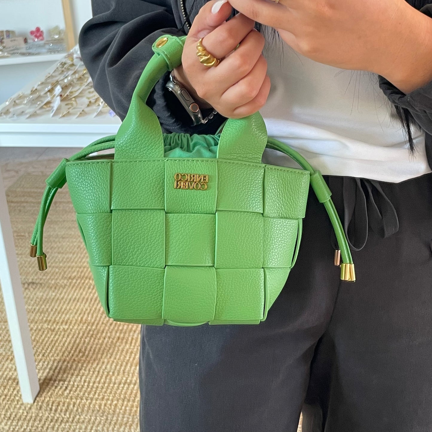 Mala Enrico Coveri Verde