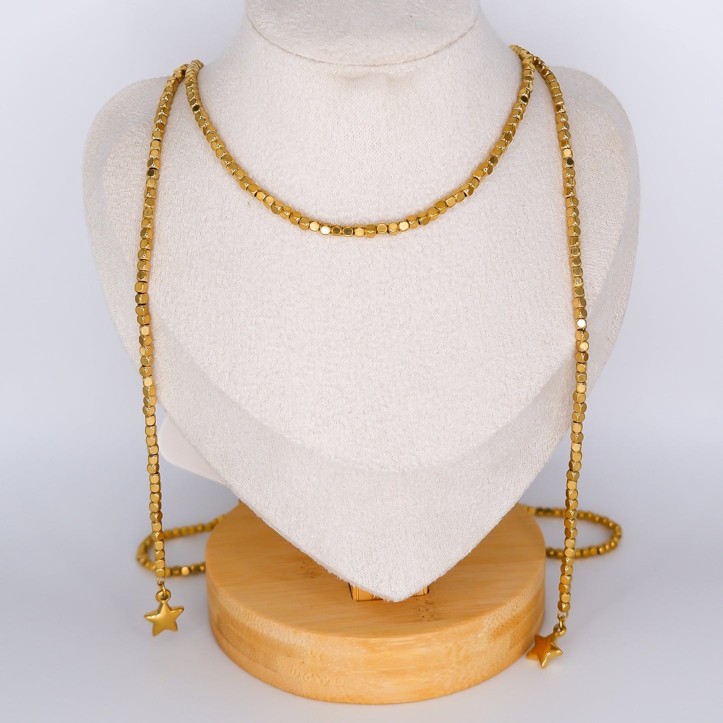 Colar Cachecol Dourado