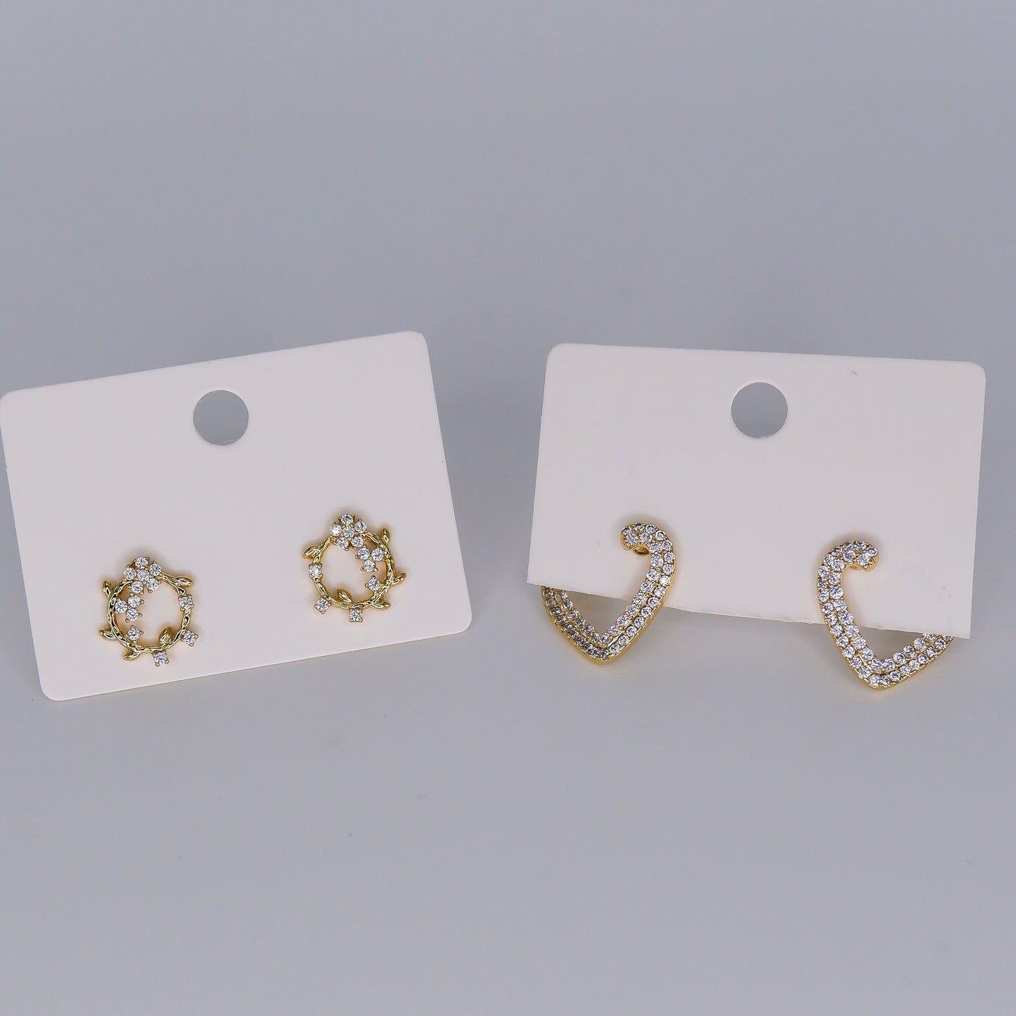 Brinco Círculo e Coração