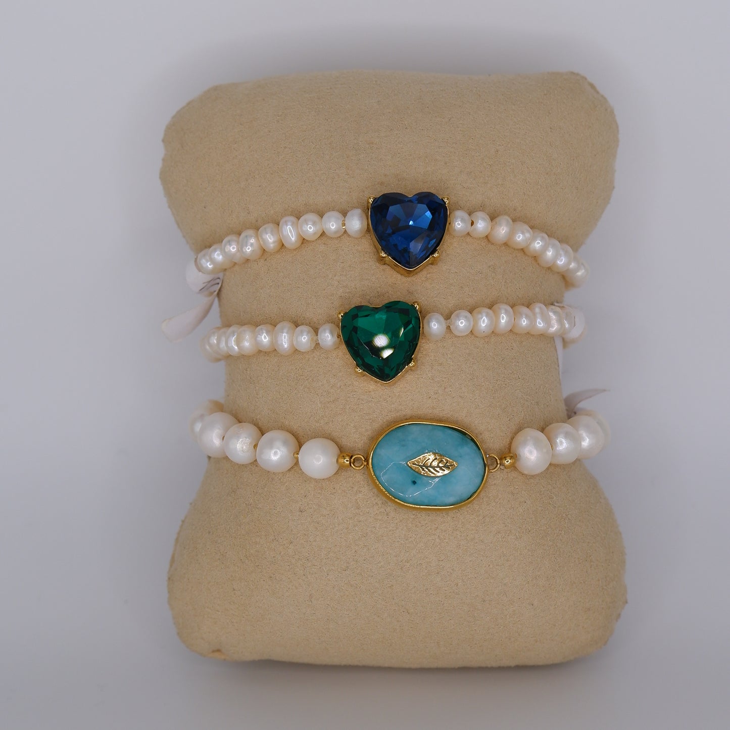 Pulseira Elástico Pérolas