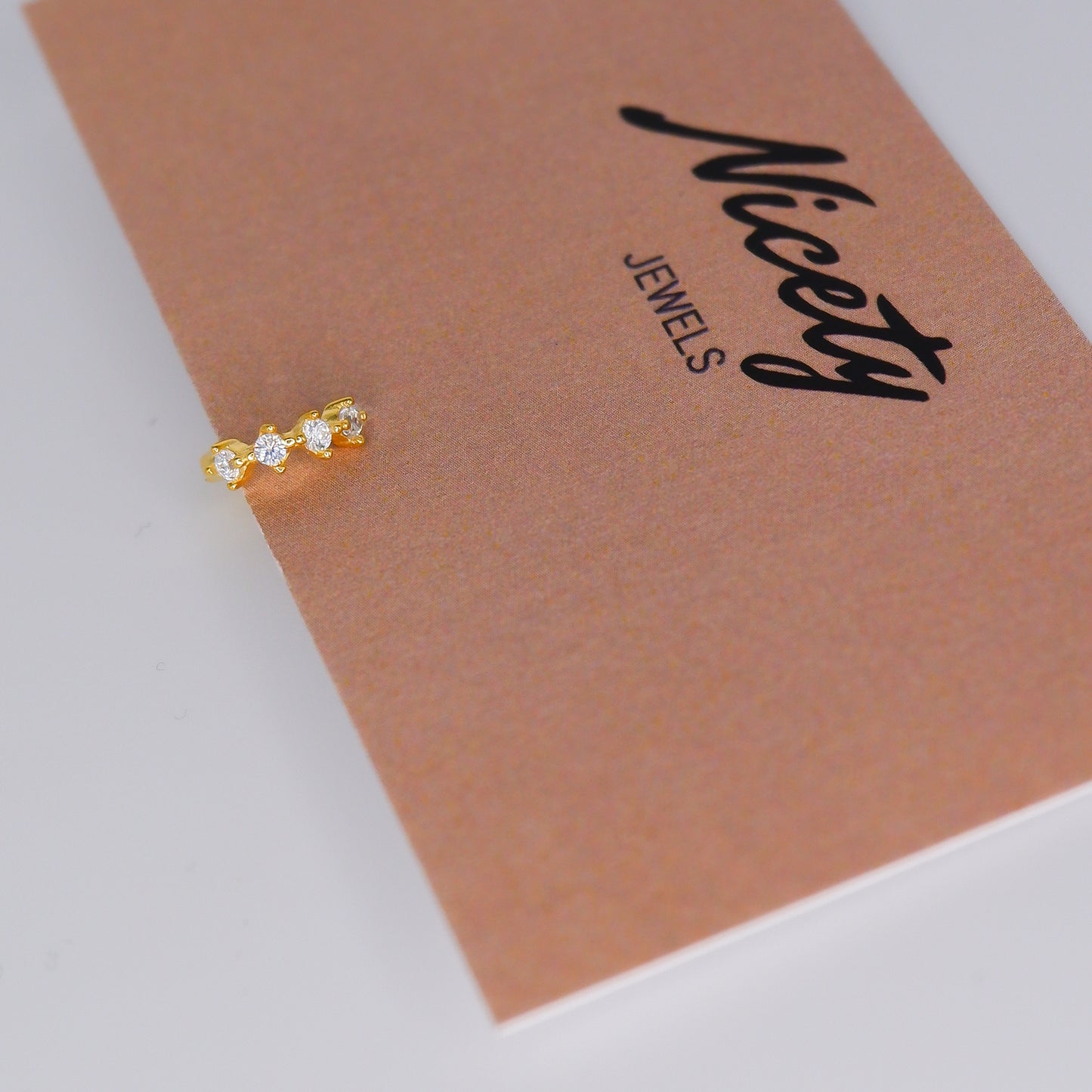 Mini Argola 6mm S925 Dourada