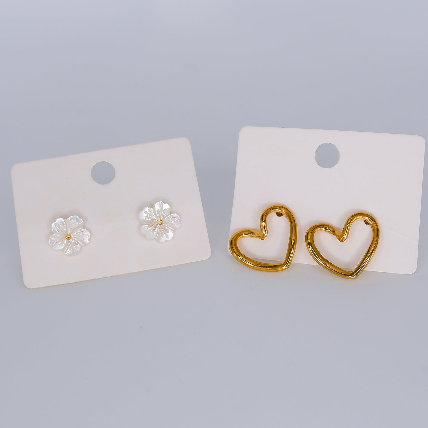 Brinco de Espeto Flor e Coração