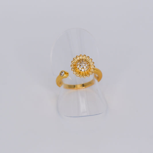 Anel Ajustável Girassol