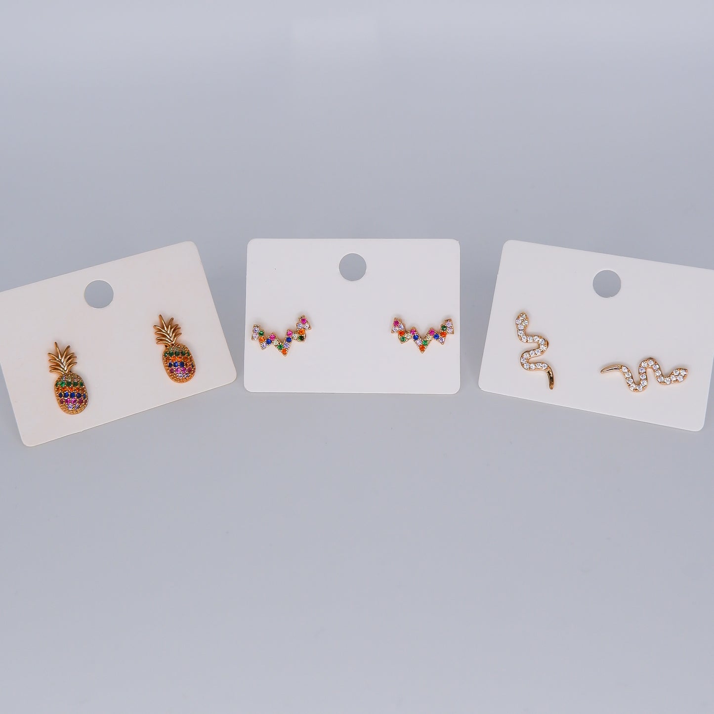 Brinco de Espeto Ananás, ZigZag e Cobra