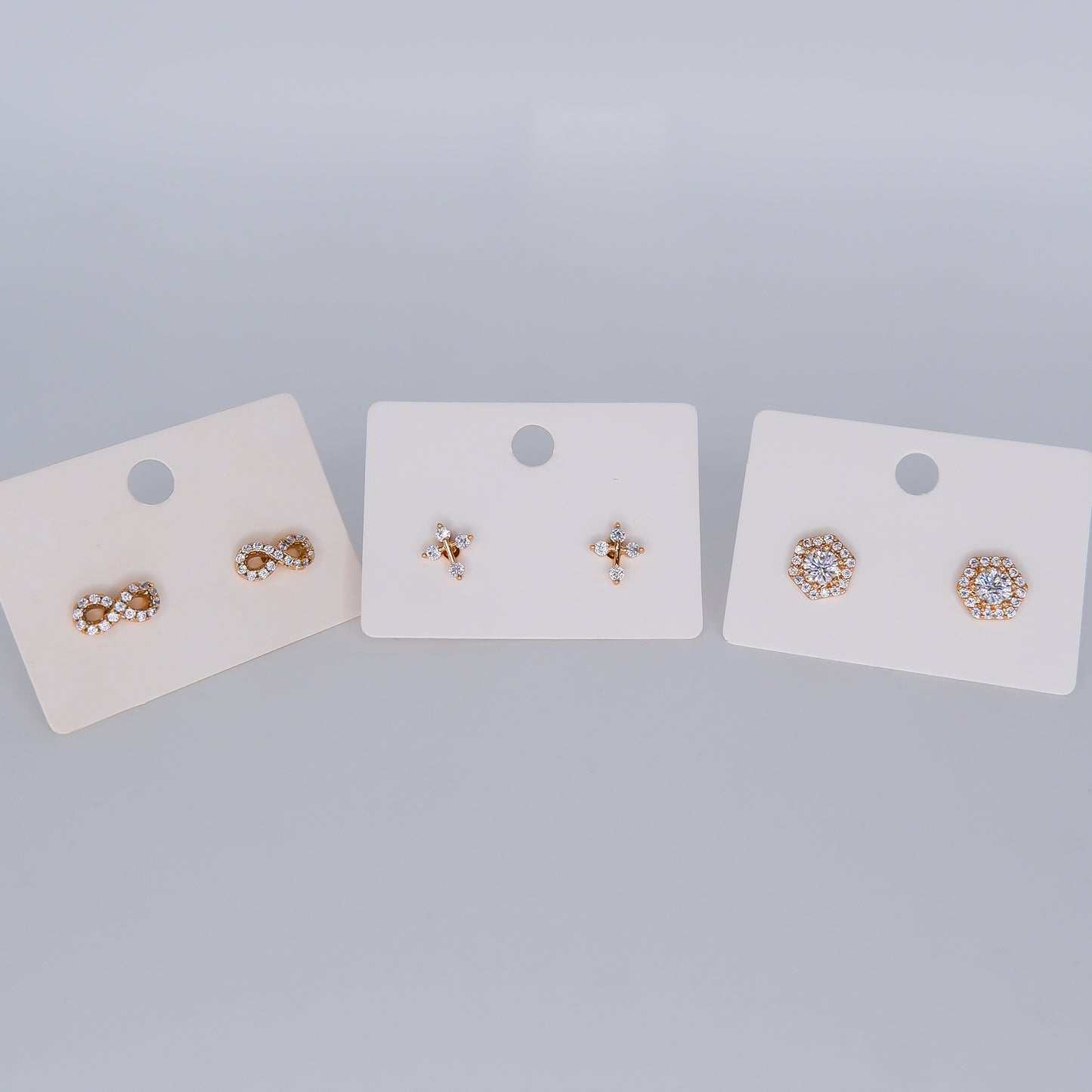 Brinco de Espeto Infinito, Cruz e Brilho