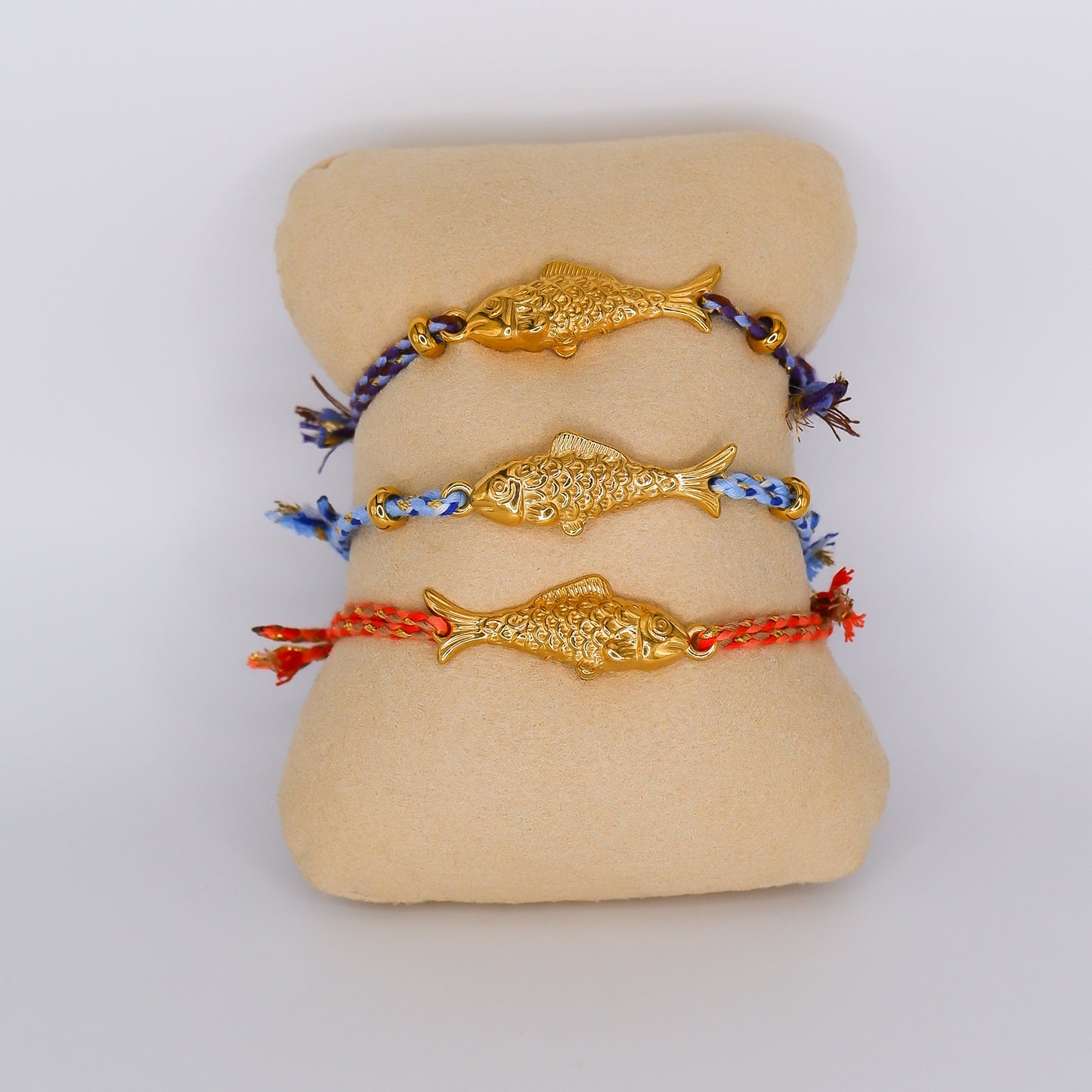 Pulseira Aço Inoxidável de Fio Ajustável Peixe