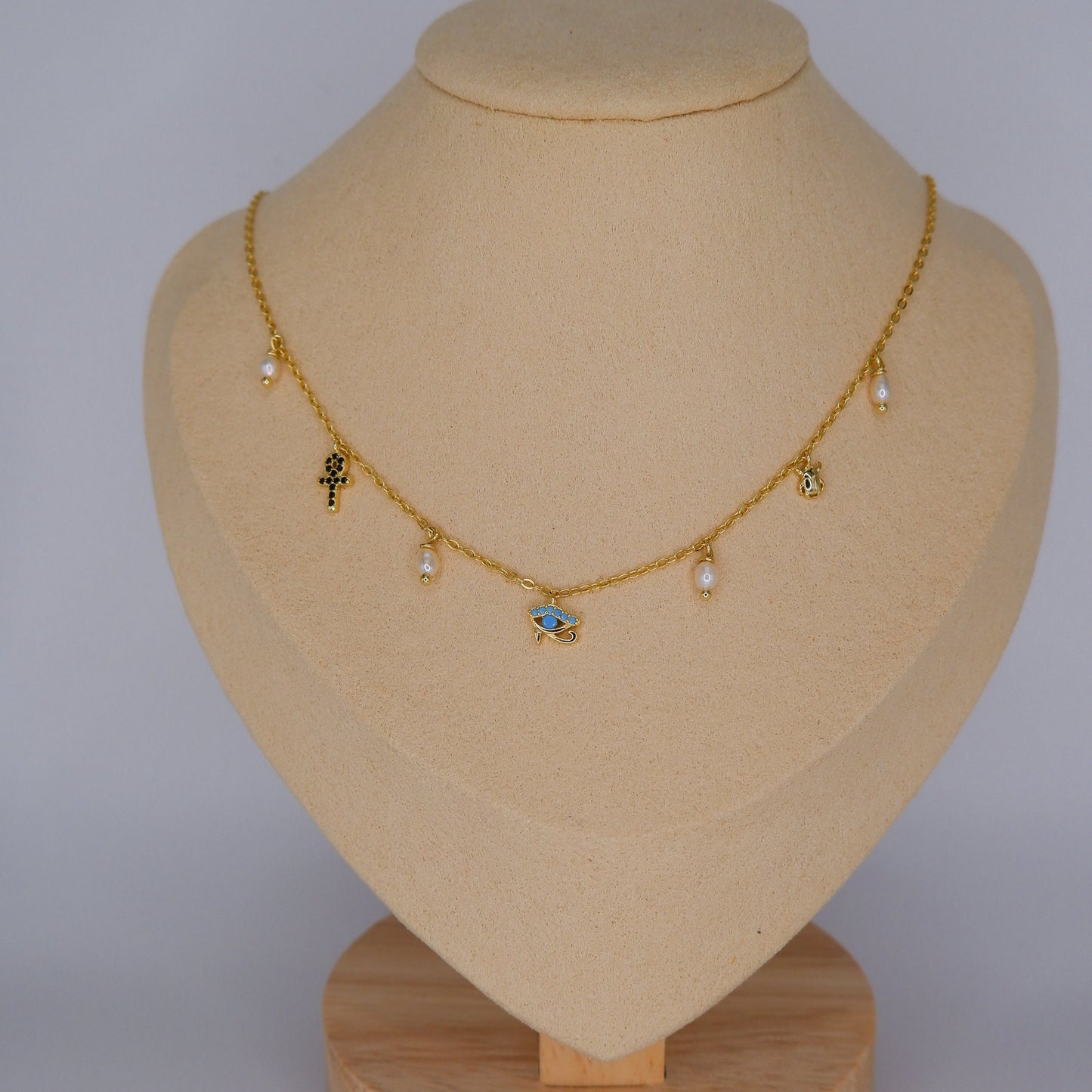 Colar S925 pendentes com olho