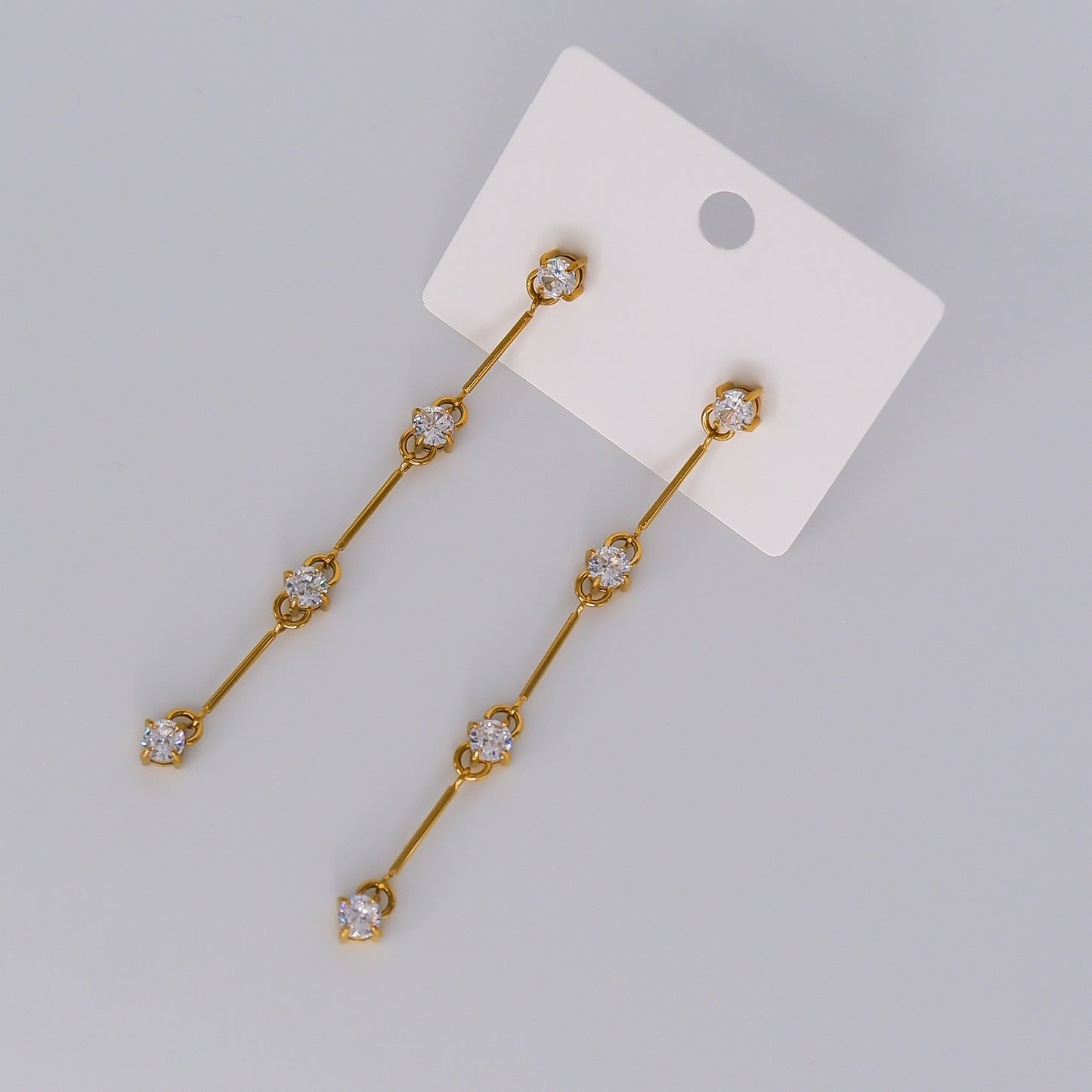 Brinco de Espeto Brilho Comprido