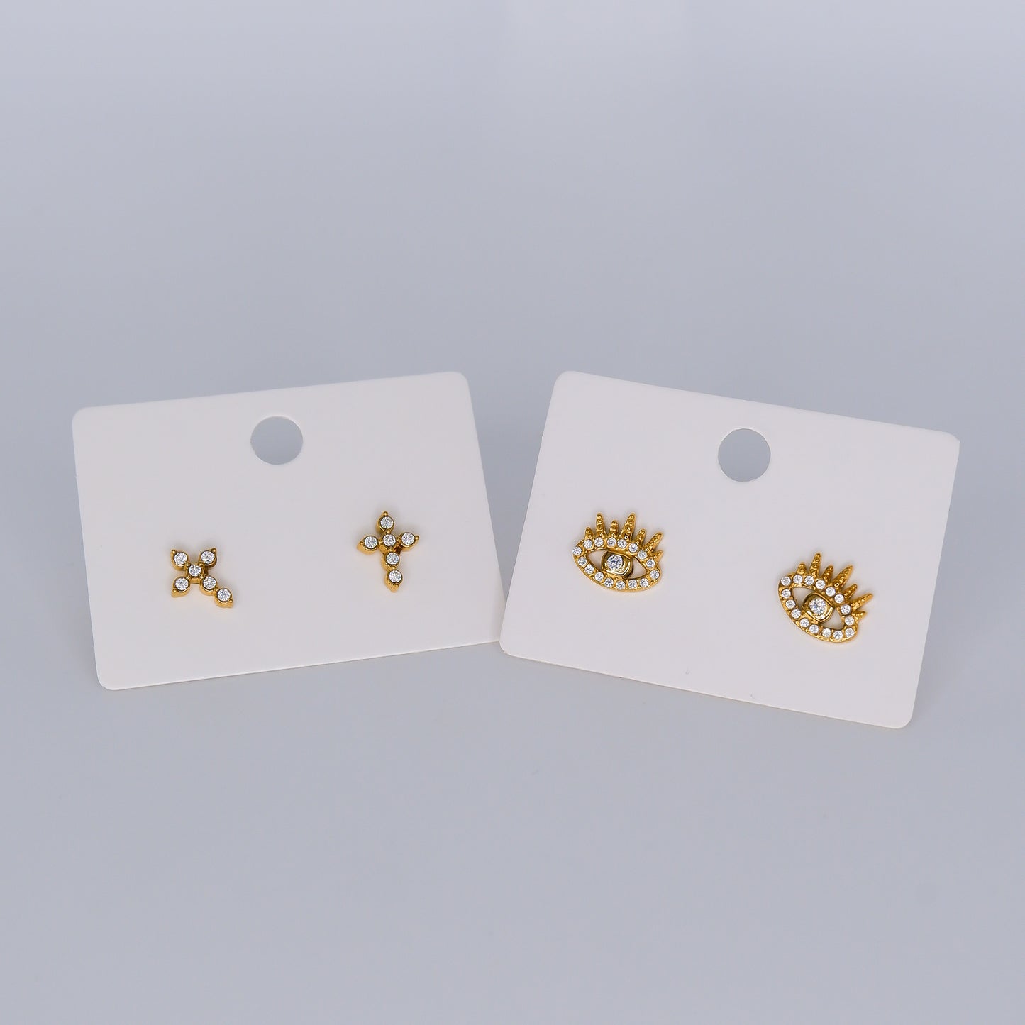 Brincos de Espeto Olho e Cruz