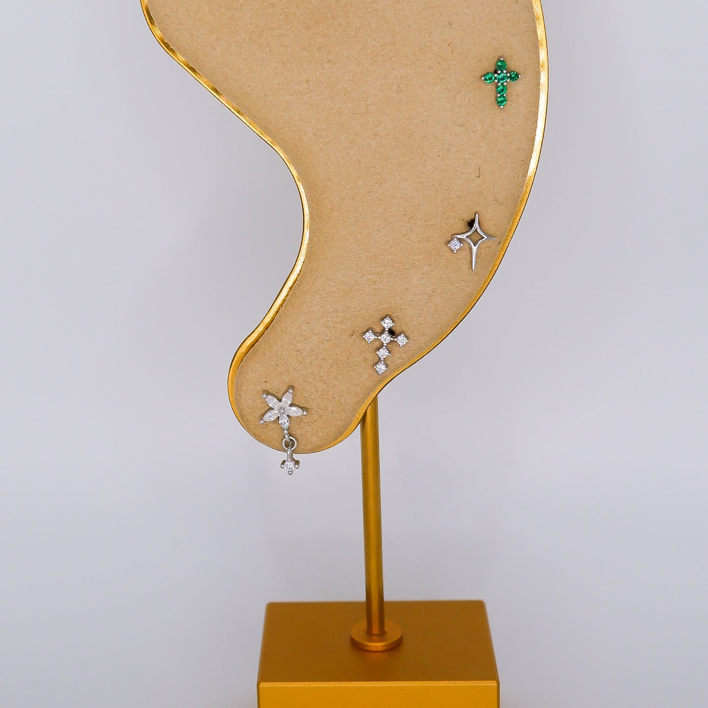 Brinco Espeto Individual Prateado S925