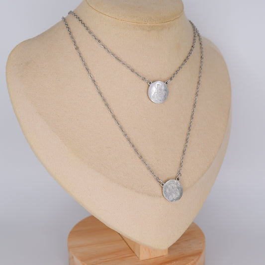 Colar Escapulário Duplo com Medalha